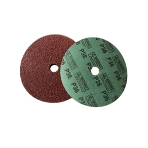 5 Zoll abrasive Aluminiumoxid-Faser scheibe für Schleif maschinen Anpassbares OEM-Polieren mit einer Dicke von 0,8mm