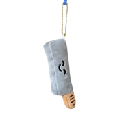 En gros : Jouets en peluche amusants en forme de couteau de cuisine, pendentifs de sac à dos, jouets pour enfants, poupées créatives, cadeaux de dessin animé, porte-clés en peluche