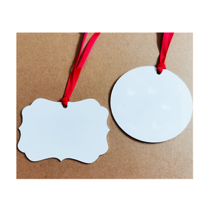 Ornements de Noël vierges en MDF 2026 pour sublimation, décorations de fêtes en gros, fournitures de suspension en bois - Product Image 6