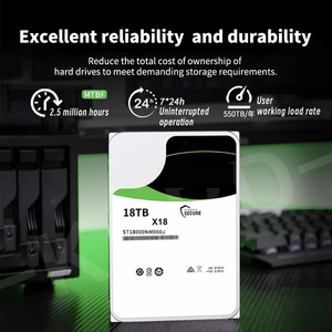 High-capacity Storage Exos HDD ST20000NM002H 20TB 3.5" 7200RPM 6Gb/s Enterprise <b>Internal</b> Hard <b>Drive</b> for Server NEW Exos Enterpri - Product Image 2