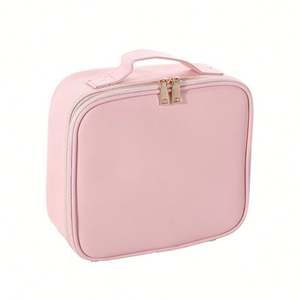 Ensemble de 3 trousses de maquillage personnalisées avec logo, en PU de haute qualité, fermeture éclair étanche, trousse à cosmétiques - Product Image 6