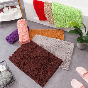 Luxuriöse Chenille-Badezimmermatte, Extra Dicker und Weicher Zotteliger Mikrofaser-Badteppich, Rutschfest und Maschinenwaschbar, Plüsch-Vorleger - Product Image 1