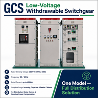 Armoire de distribution basse tension GCS à disjoncteurs extractibles 4000A 380V 400V 600V 50/60Hz, type extractible