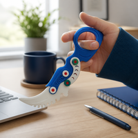 Jouet Fidget Griffe de Dragon Imprimé en 3D Jouet Pliable Anti-Stress pour les Doigts Cadeau
