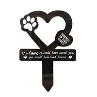 Pet Memorial Fournitures Funéraires Cimetière Plaque Funéraire Chien Empreinte Insérer Jardin Cour Décoration