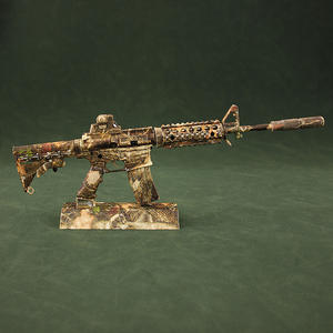 Pistola <span class=keywords><strong>de</strong></span> Juguete <span class=keywords><strong>de</strong></span> Metal LT 1:3 al por Mayor, Miniatura AR15, Camuflaje <span class=keywords><strong>de</strong></span> Hojas Secas, Kit <span class=keywords><strong>de</strong></span> Construcción a Escala, Modelo <span class=keywords><strong>de</strong></span> Pistola <span class=keywords><strong>de</strong></span> Metal para Adultos - Product Image 2