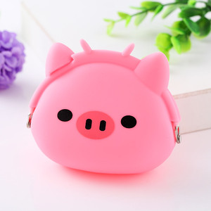 Schöne Kawaii Candy Farbe Cartoon Tier Frauen Mädchen Brieftasche Silikon Münz tasche Geldbörse Kind Geschenk - Product Image 1