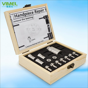 Juego de herramientas de reparación de piezas de mano dentales VIMEL, kit de extracción de rodamientos de acero inoxidable para mantenimiento de piezas de mano de alta velocidad - Product Image 1