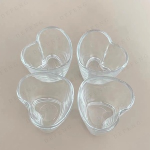 Herzform Kerzen Gläser Mini Leere Liebe Herz Aroma therapie Duft kerzen becher für Home Wedding Decoration - Product Image 6