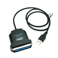 36 Pin USB ke paralel IEEE 1284 kabel Printer komputer PC Adaptor utama Laptop