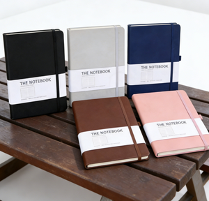 Agenda Universitaria de Tapa Dura en Cuero PU, Cuadernos de Papel Tamaño A5 con Cinta de Colores - Product Image 3