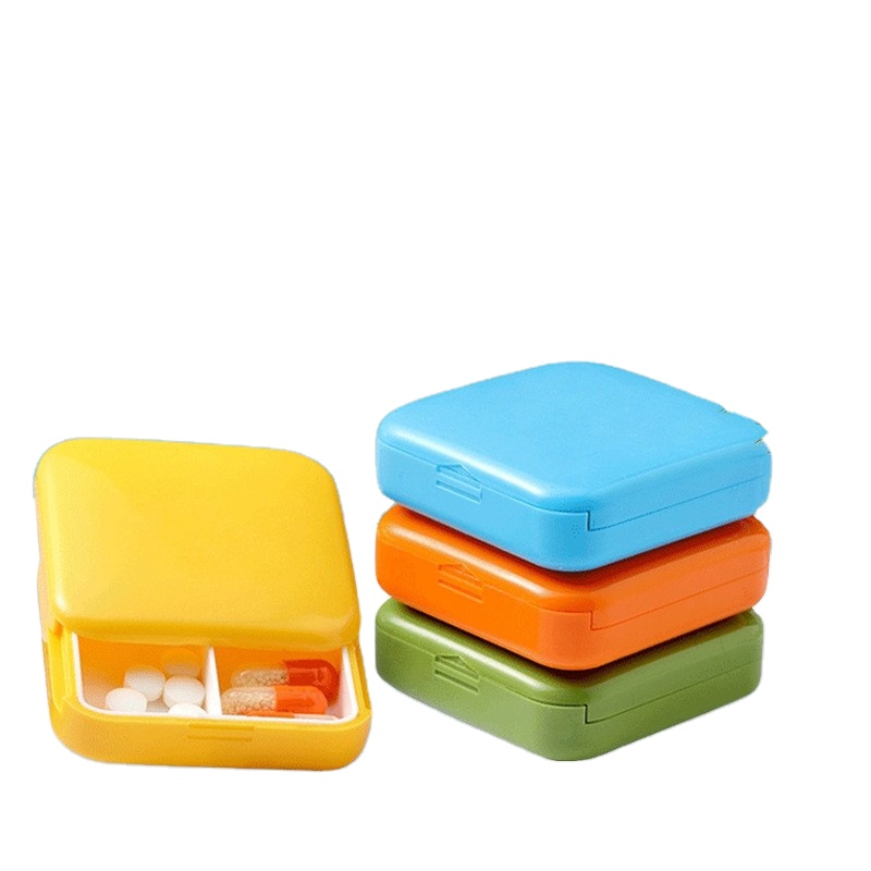 Medicine Pill Case,Portable Pill Box for Daily Medicine Vitamin,Pill Medicine Organizer Box Supplements