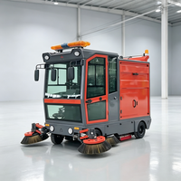 Camion balayeuse haute pression à commande intelligente pour le nettoyage des routes et des parkings extérieurs, facile à utiliser