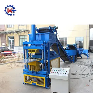 Ecological Bricks Machine Price WT2-10 Compressed Earth Blocks Machines Interlock Brick Clay Hydraulic Presses Ecological Brick Machine