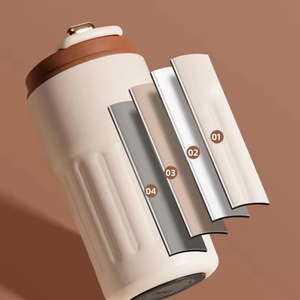 Thermos à café en acier inoxydable SS 316 avec affichage de la température, bouteille isotherme à double paroi - Product Image 2