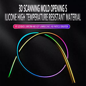 Barra de Luces <span class=keywords><strong>LED</strong></span> Ambientales <span class=keywords><strong>para</strong></span> Parabrisas Delantero Universal de 150 cm, Luces RGB <span class=keywords><strong>para</strong></span> Automóvil con Control Remoto por Aplicación USB, Luces de Colores <span class=keywords><strong>para</strong></span> Automóvil - Product Image 5