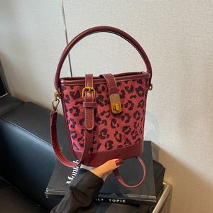 Bolsos de Mano Pequeños con Estampado de Leopardo 2025, Bolsos de Hombro de Diseñador para Mujer, Bolsos de Mano de Marcas Famosas para Mujer, Bolsos de Mano Tipo Cubo para Chica - Product Image 4