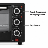 Four électrique compact 2-en-1 et plaque chauffante, appareil de cuisine de table compact, solutions CKD CBU pour les importateurs
