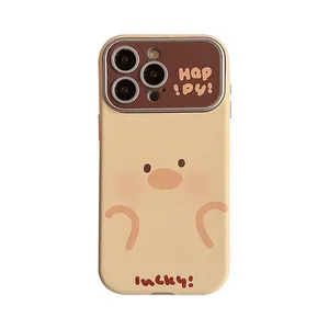 Hot Selling Phone Cases With A Large Window And Pig Pattern On The Skin