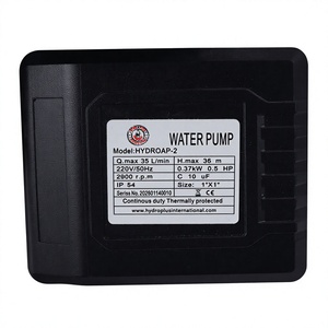Hydroplus International 0.5HP High Pressure Booster Pump 36M Head 35L/Min Black Orange Cast Iron Stainless Steel Flange - Product Image 5