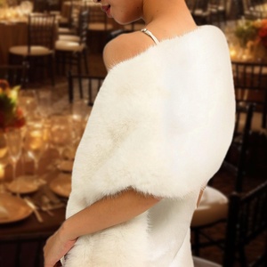 <strong>Fur</strong> Collar Scarf for Women <strong>Faux</strong> <strong>Fur</strong> Scarves Neck <strong>Shrug</strong> for Fall Winter Spring Coat Dress - Product Image 3