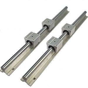 รางเลื่อนอลูมิเนียม HENTO รุ่น SBR ซีรีส์ SBR12-SBR40 ชุดรางเลื่อนแบบลูกปืนเคลื่อนที่เชิงเส้นใหม่ วัสดุเหล็กโครเมียม/เหล็กแบริ่ง - Product Image 1