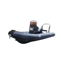 Bateau à rames de pêche en caoutchouc gonflable en hypalon RIB500 de luxe CE