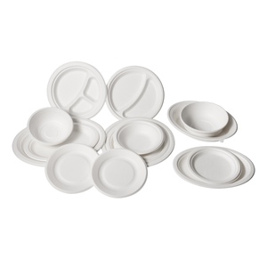 일회용 친환경 식기류 퇴비화 가능한 사탕수수 섬유질 식품 용기 생분해성 버거 박스 - Product Image 5