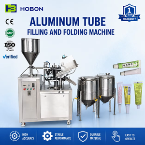 Hebo Automatic Aluminum <strong>Tupe</strong> Filling Super GluemachineCosmetics Daily Chemicals Toothpaste - Product Image 1