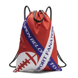 New Promotional 210D/420D Waterproof Polyester Fashion Drawstring Backpack Sports Storage 20-35L Custom Logo