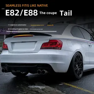 Aileron arrière ABS pour <span class=keywords><strong>BMW</strong></span> Série <span class=keywords><strong>1</strong></span> E82 E88 Coupé 2005-2011, accessoires de modification extérieure du hayon arrière - Product Image 3