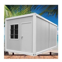 Conteneur de bureau modulaire préfabriqué de 20 pieds, maisonnette prête à être expédiée, bureau portable, pod détachable, maison