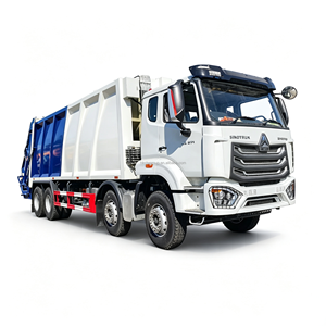 รถบรรทุกอัดขยะแบบตักท้าย 8*4 สำหรับงานจัดการขยะในเมือง - Product Image 1