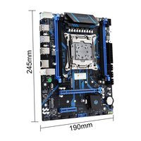 Carte mère X99 QD4 LGA 2011-3, prend en charge les processeurs E5 2690v4 2680v4, jusqu'à 128 Go de RAM pour ordinateur de bureau
