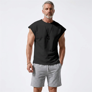 Tank <b>Top</b> 70% Polyester 30% Cotton Solid Knitted <b>Crop</b> <b>Cami</b> Custom Design Yoga Tank <b>Top</b> - Product Image 1
