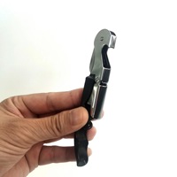 Ouvre-bouteille et décapsuleur multifonctionnel en métal, design hippocampe moderne, éco-responsable, fait main