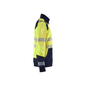 BLAKLADER - 355625283389L Sudadera Hi-Vis con media cremallera Amarillo/Azul marino-EAN 7330509610091 ROPA DE TRABAJO DE LA HI-VIS - Product Image 3