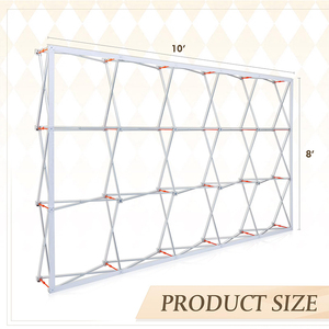 Hot Bán Tùy Chỉnh Thiết Kế Vải Triển Lãm Hiển Thị Quảng Cáo Triển Lãm Thương Mại Hiển Thị Tường Khung Khuyến Mại Biểu Ngữ Đứng Bất kỳ Kích Thước Giá Rẻ - Product Image 2