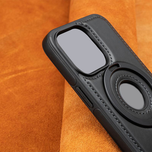 Funda Protectora para Celular GSCASE, Funda Trasera de Cuero PU al por Mayor para iPhone 15 Pro Max <span class=keywords><strong>16</strong></span> Pro 14 con Soporte de Anillo - Product Image 6