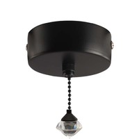 Interruptor de Cadena de Cristal para Techo, Estilo Vintage Azul-Verde y Negro, para Uso Doméstico, Origen China, para Comercio Electrónico Transfronterizo