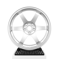 Jantes TE37 forgées Volk Monoblock 5x114.3 pour voiture, couleur argent, 5x112 5x120 Racing, 18 19 20 21 22 pouces, pour Subaru Nissan 370Z Mazda