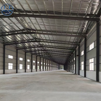 Construction d'entrepôts industriels préfabriqués en acier pour l'exportation