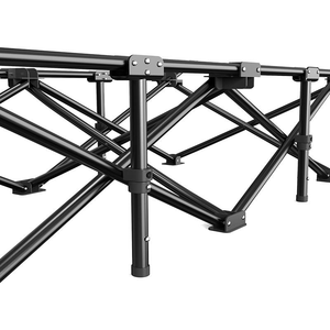 <span class=keywords><strong>Lit</strong></span> <span class=keywords><strong>de</strong></span> camping à haute capacité <span class=keywords><strong>de</strong></span> poids avec matelas pour un confort et un soutien améliorés en extérieur - Product Image 3