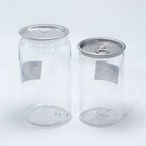 Factory Wholesale Price Disposable Transparent <b>Bubble</b> Tea Coffee Pet Cans Plastic Juice Bottles Pet Cans for Beverage - Product Image 2