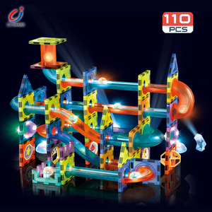 Cubo Mágico Chengji, Bloques de Construcción Magnéticos de Plástico, Función de Iluminación Colorida, Juego Educativo de Laberinto de Canicas - Product Image 2