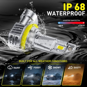 Ampoules de phare LED AUXITO A1 H11 11V 18V 20W 2500LM 6500K Blanc 1:1 Ampoules de phare HID - Product Image 6