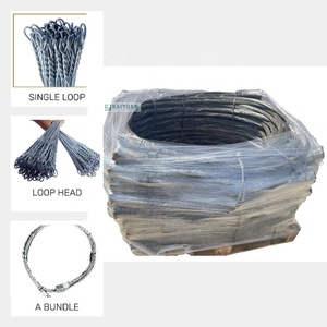 Vendita all'Ingrosso di Filo di Ferro Zincato o Acciaio per Legatura, Legacci a Singolo o Doppio Anello - Product Image 2