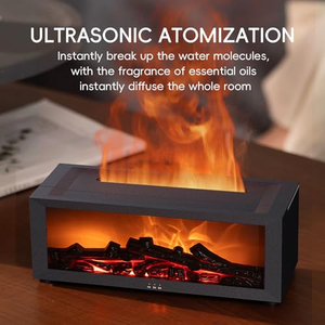 Difusor de Aromas con Control Remoto, Difusor de Aceites Esenciales de Siete Colores, Humidificador de Aire de Alta Calidad para el Hogar y Escritorio, Chimenea - Product Image 2