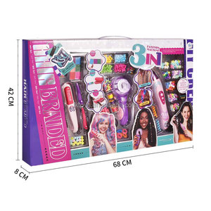 Lucky Toys 3 en 1 Outils automatiques de tressage de cheveux DIY, kit de fabrication de bijoux, perles, artisanat, coloration des cheveux pour filles - Product Image 2