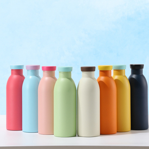 Botella de Agua Aislada al Vacío de Acero Inoxidable con Forma de Botella de Leche de 500 ml, Interior 304, Exterior 201, Mate, Pastel, Termo, Logotipo Personalizado - Product Image 2